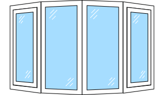 vinyl living room windows