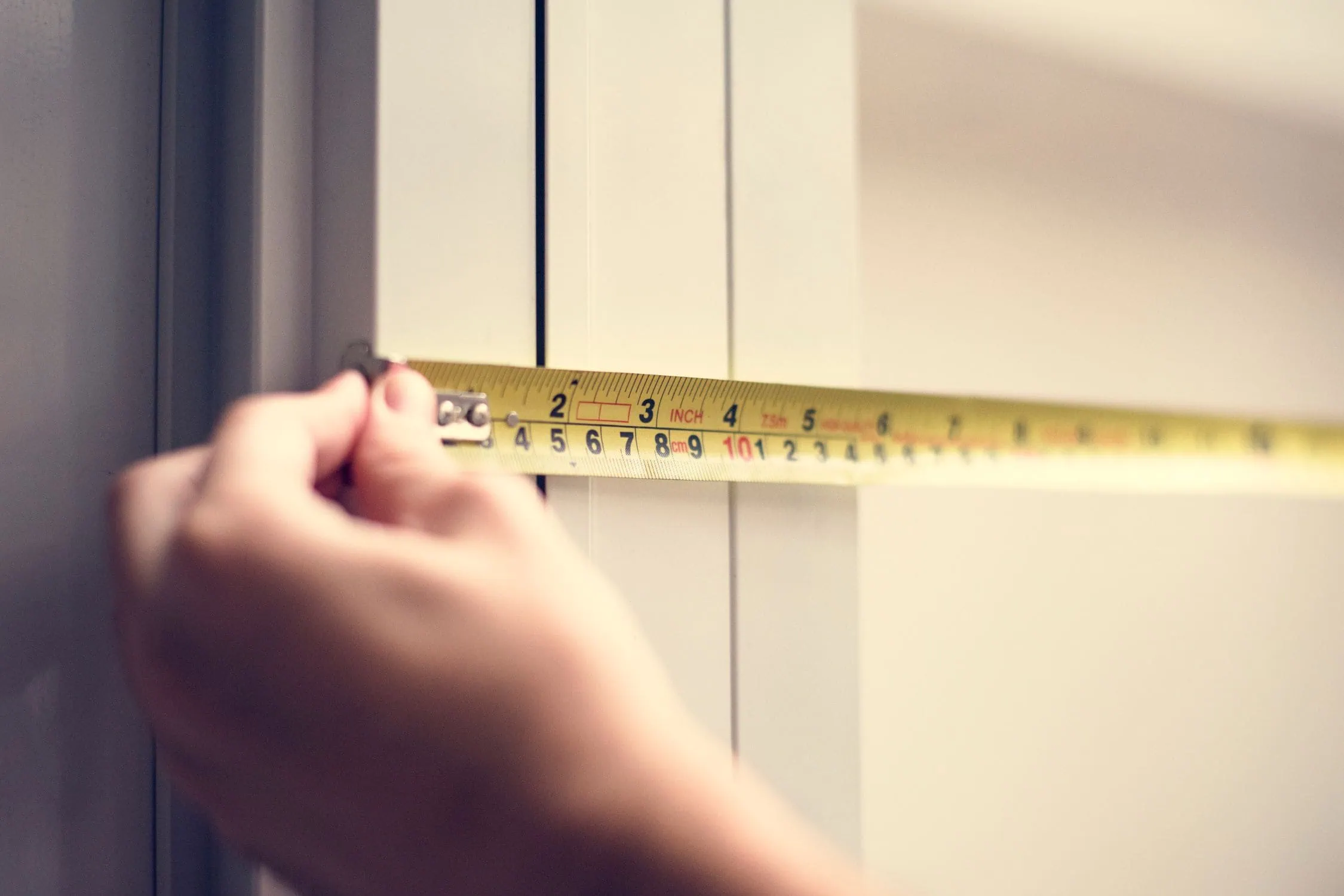 standard door size - measure tape