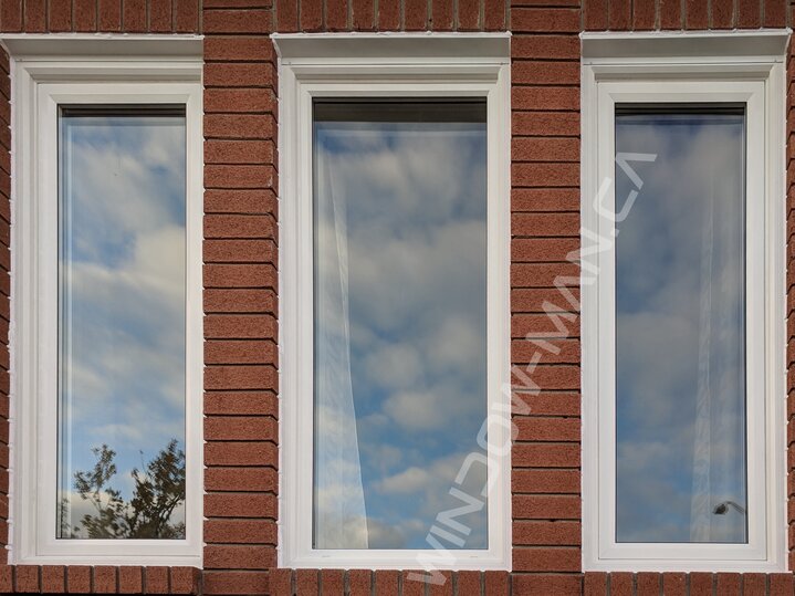 3 casement windows – 24 x 60 window set for family rooms