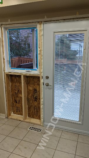 30 x 36 casement window - view from the inside