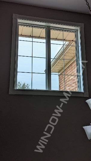 50 inch bedroom casement window - view from the inside