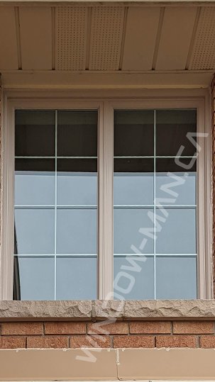50 inch beige casement window for bedroom