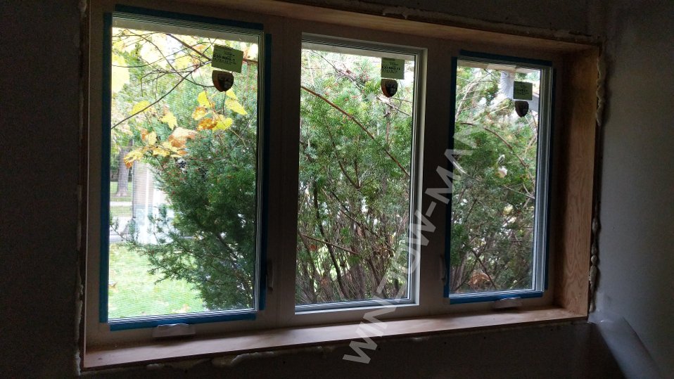 72x48 large bedroom casement window - view from the inside