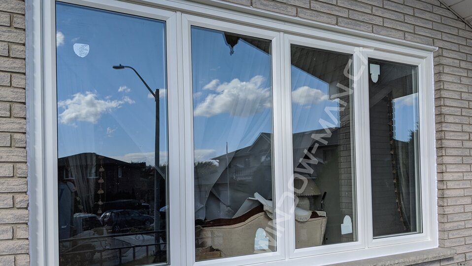8 foot by 5 foot window – large front living room casement window