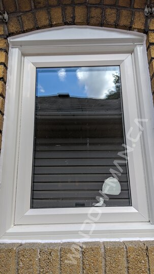 bathroom window design - outside view