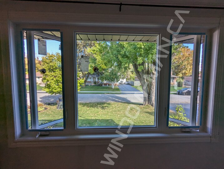 black window living room​ - view from the inside