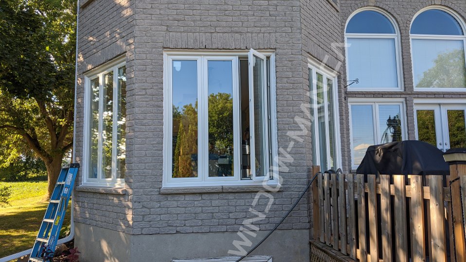 dining windows - outside view
