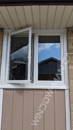high window bedroom - opened