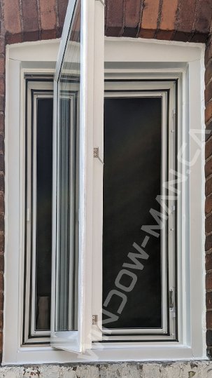 narrow bathroom window – 22 x 36 casement window for compact spaces