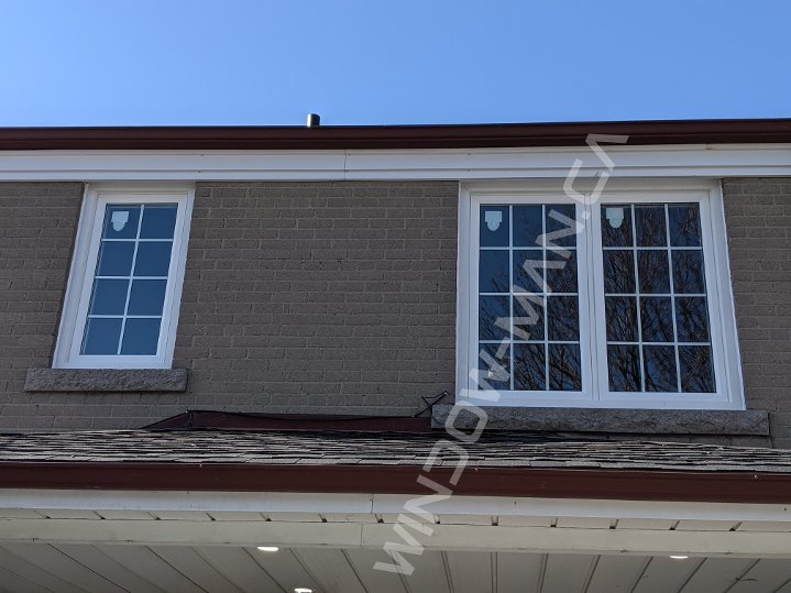 window with grills - outside view